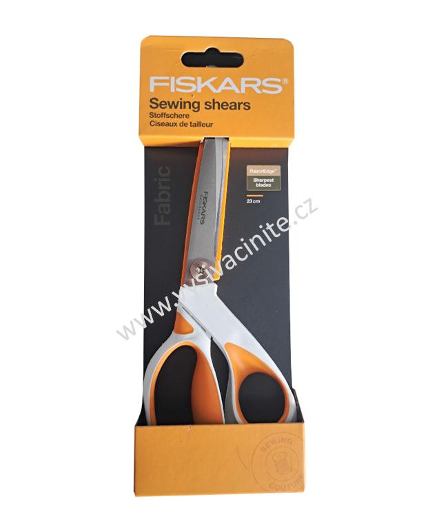 Krejčovské nůžky Fiskars RazorEdge 23cm oranžové