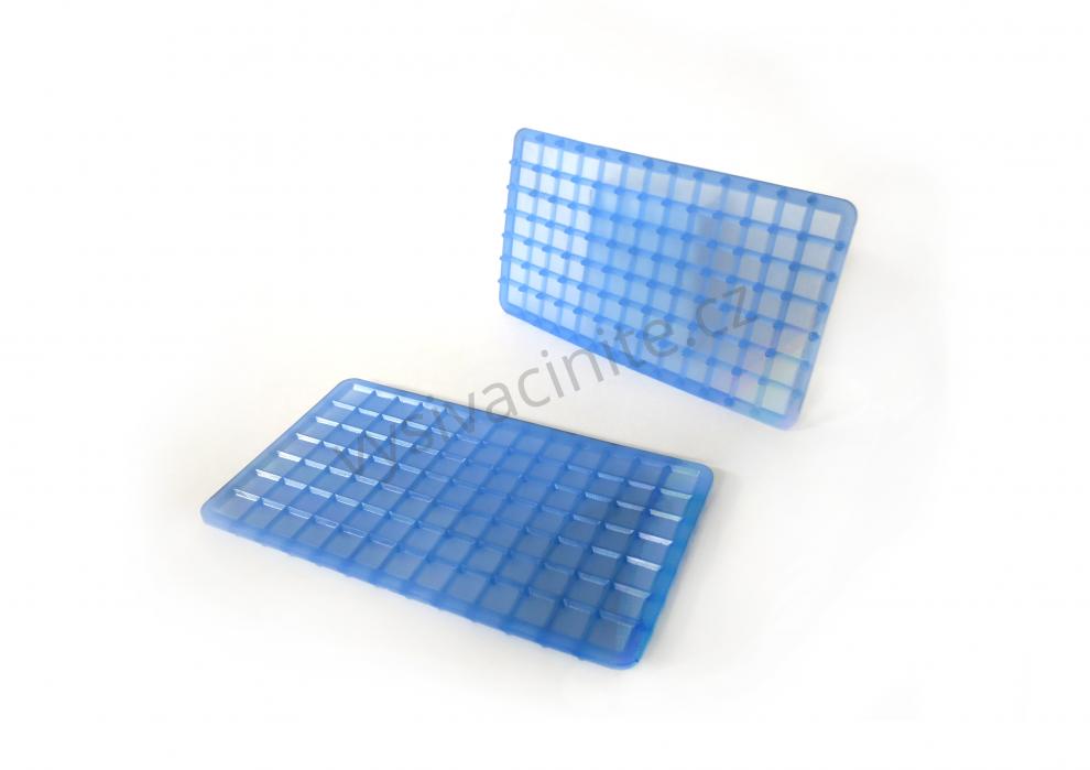 Silikonová podložka pod žehličku modrá 234x130mm